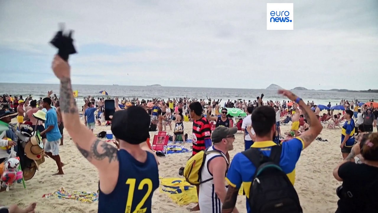 Fãs do Fluminense e do Boca Juniors em confrontos no Rio de Janeiro antes da Taça Libertadores