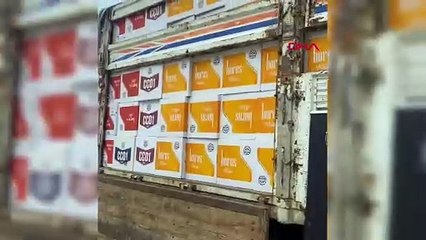 Erzurum'da 7 Milyon 250 Bin Adet Bandrolsüz Makaron Ele Geçirildi