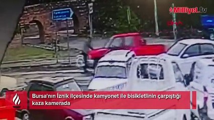 Kaza böyle geldi! Ana yola dönüş yaptığı esnada...