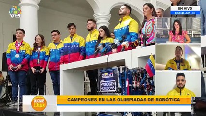 Valentía y humildad, dos pilares del equipo venezolano campeón en el Mundial de Robótica
