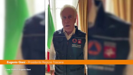 Maltempo, Giani"Stato emergenza nazionale in 7 province toscane su 10"