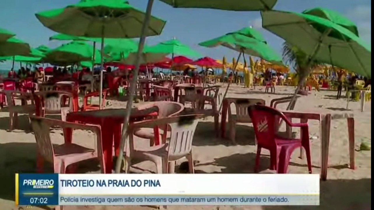 TIROTEIO NA PRAIA DO PINA DEIXA UM MORTO; ENTENDA O CRIME