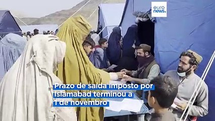 Regresso forçado de milhares de afegãos satura fronteira com o Paquistão