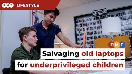 Salvaging old laptops for underprivileged children