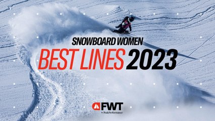Best Lines of 2023 I Snowboard Women