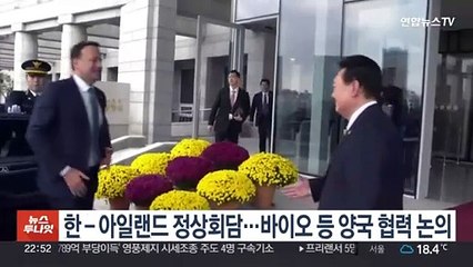 한-아일랜드 정상회담…바이오 등 양국 협력 논의