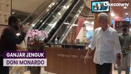 Ganjar Pranowo Jenguk Mantan Kepala BNPB Doni Monardo