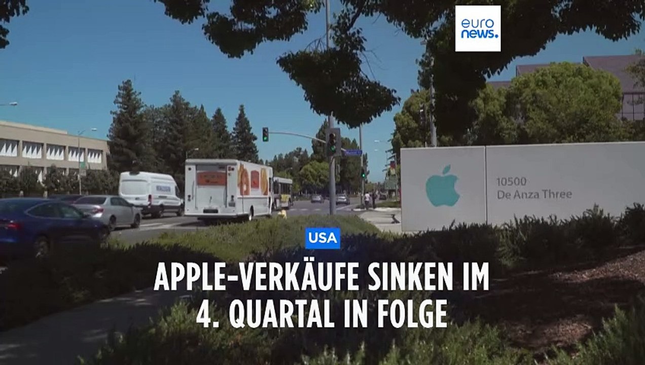 4. Quartal in Folge: Apple meldet Umsatz-Einbußen