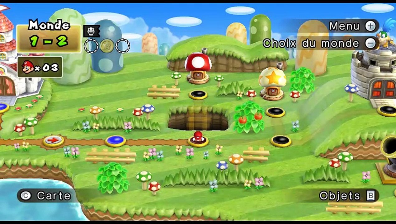 New Super Mario Bros. Wii online multiplayer wii Vidéo Dailymotion