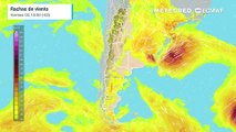 Alerta por vientos fuertes del sur con ráfagas en Argentina
