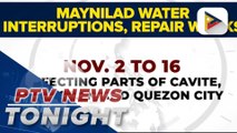 Maynilad announces water interruptions, repair works in several areas
