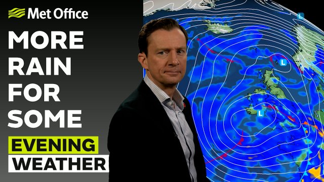 Met Office Evening Weather Forecast 03/11/23 - Some brighter spells to the north