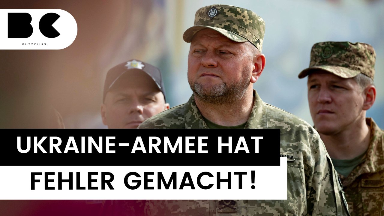 Ukrainischer Oberbefehlshaber gibt Fehler bei Gegenoffensive zu