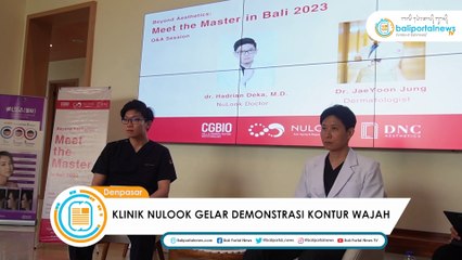 KLINIK NULOOK GELAR DEMONSTRASI KONTUR WAJAH SECARA LANGSUNG
