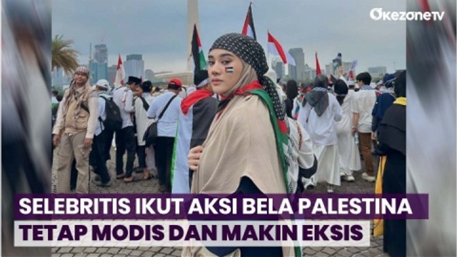 Aksi Bela Palestina, Begini Penampilan Selebritis yang Tetap Eksis dan Pasang Gaya