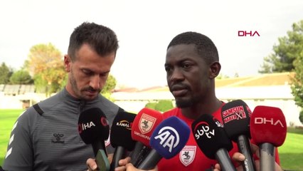 Samsunspor'un yıldız oyuncusu Fofana: İstanbulspor'u yenip, Pendikspor'a moralli gitmek istiyoruz