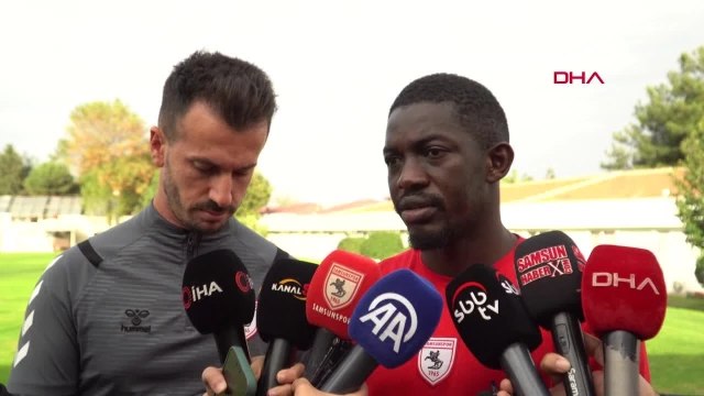 Samsunspor'un yıldız oyuncusu Fofana: İstanbulspor'u yenip, Pendikspor'a moralli gitmek istiyoruz