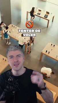 Voler un iPhone en Apple Store : MAUVAISE IDÉE ‍♂️