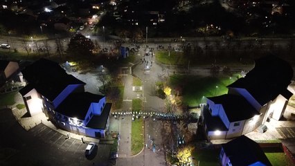 Police are attacked with fireworks in Edinburgh on bonfire night