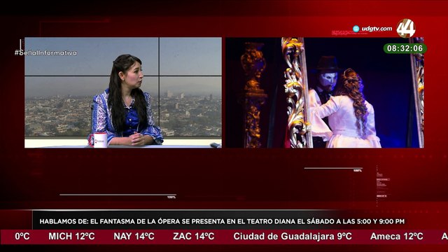 El fantasma de la ópera se presentará en el teatro diana, Nitza Oremort invita.