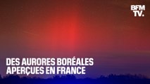 Les images des aurores boréales aperçues en France la nuit dernière