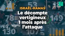 Israël-Hamas : Le bilan en chiffres de la guerre un mois après l’attaque du 7 octobre