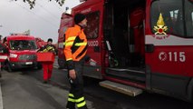 Maltempo in Toscana, le operazioni di soccorso a Campi Bisenzio