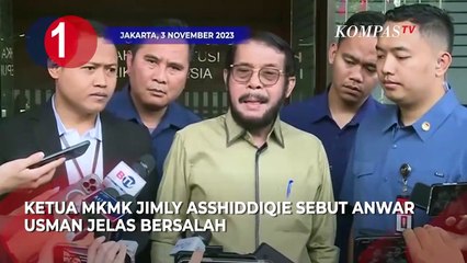 [TOP 3 NEWS] Jimly Sebut Anwar Bersalah, Anggota BPK Tersangka, Ganjar-Mahfud Ziarah ke Blitar