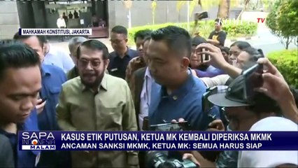 MKMK Periksa Kembali Ketua MK, Beri Kesempatan Anwar Usman Membela Diri