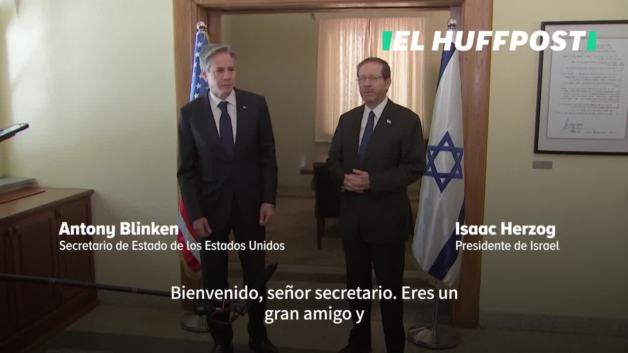 Blinken visita Israel para convencer a Netanyahu de la necesidad de "pausas" humanitarias en Gaza