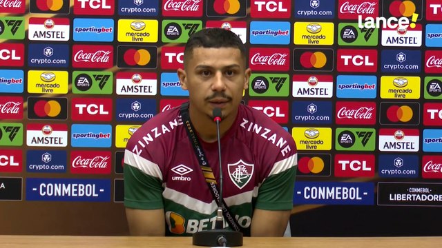 André afirma que o elenco do Fluminense tem plena noção do tamanho da partida contra o Boca, mas que isso não afeta o mental dos jogadores.