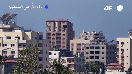 تضرر مكتب وكالة فرانس برس في مدينة غزة إثر القصف