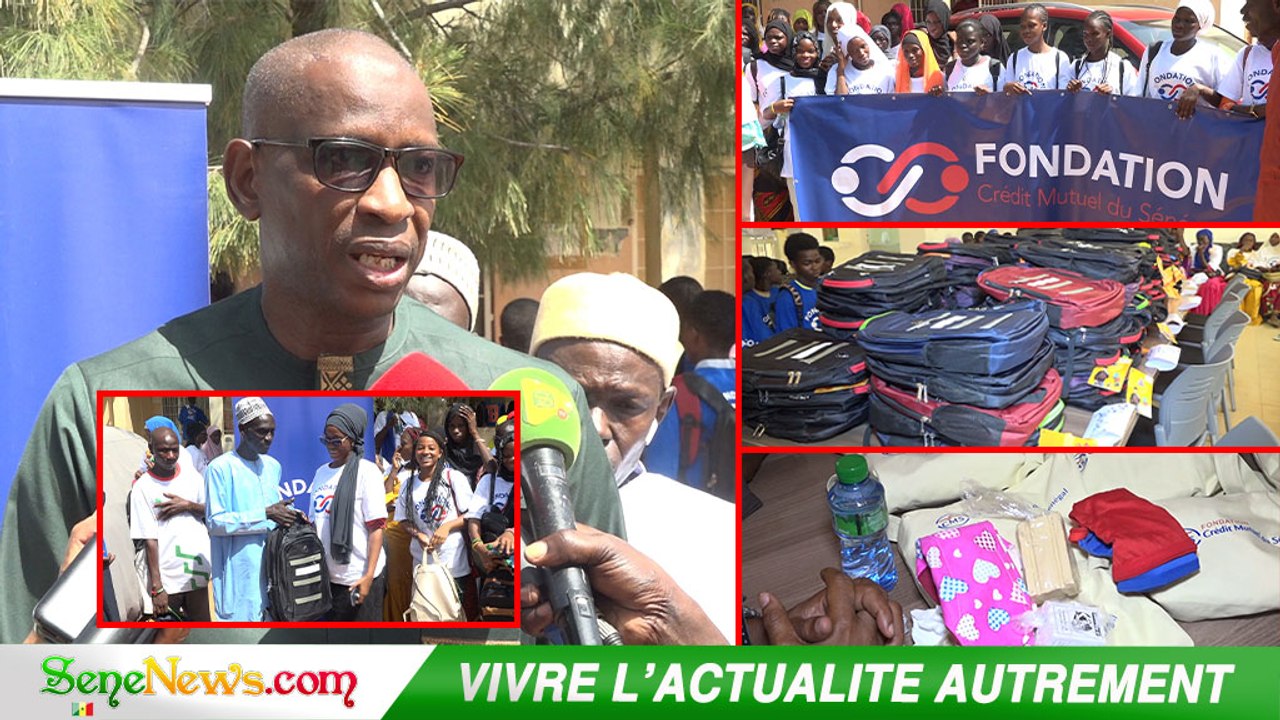 Le Crédit Mutuel du Sénégal fait un don de kit scolaire aux Lycéens de Yeumbeul