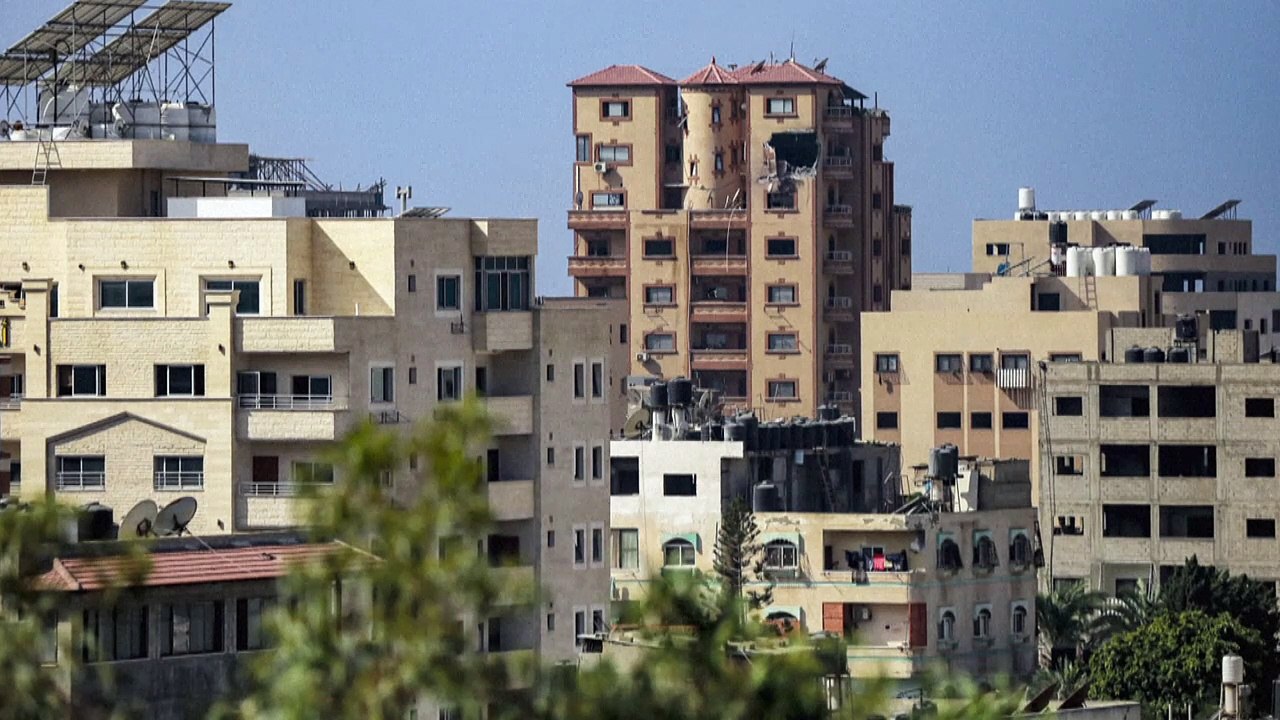 Büro der nachrichtenagentur afp in gaza beschädigt