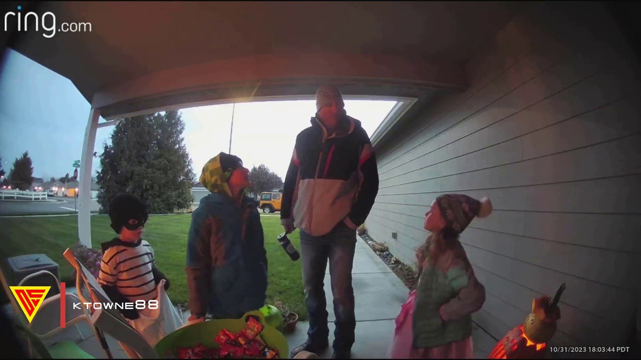 I'm Not Single Though I'm Married to Your Mommy | Doorbell Camera Video