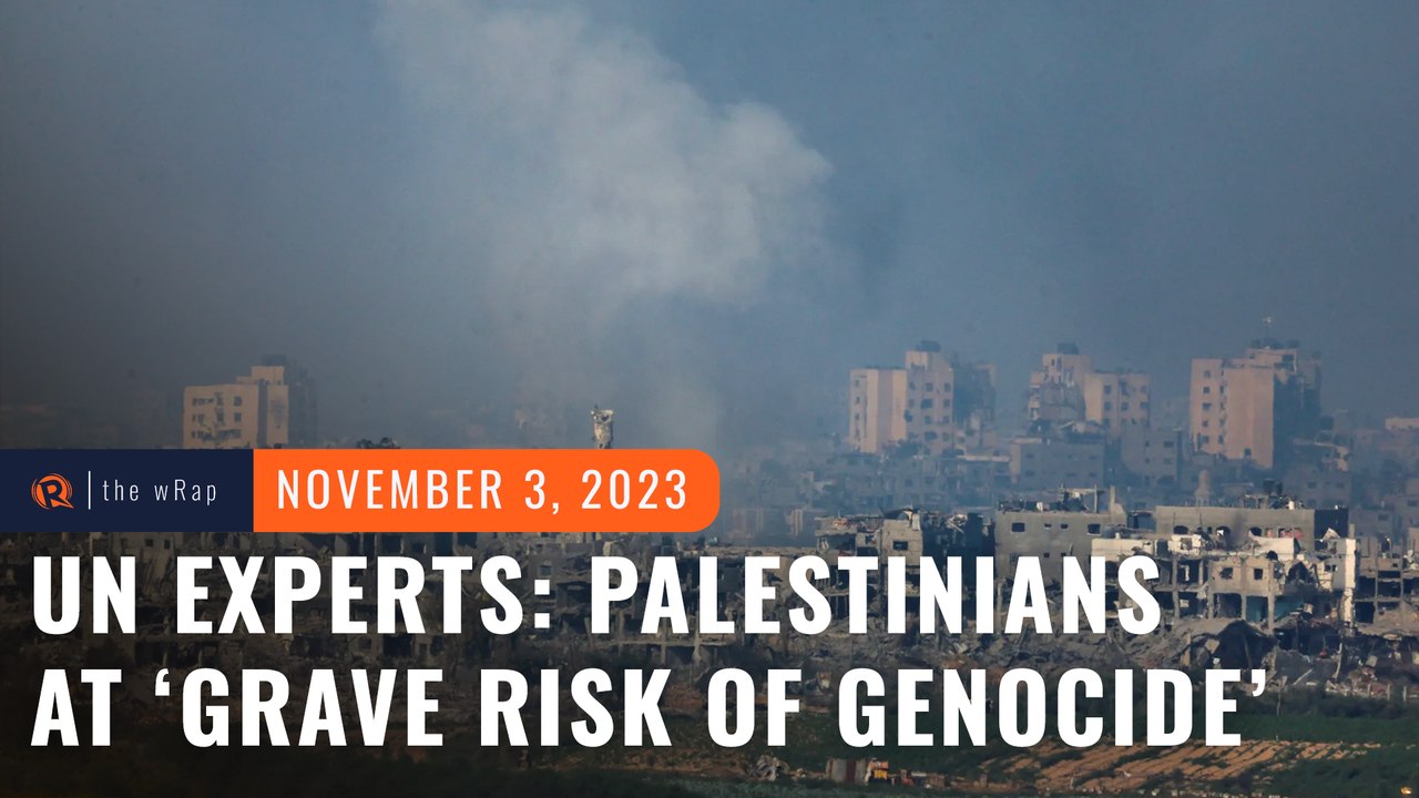 UN experts say ceasefire needed as Palestinians at ‘grave risk of genocide’