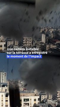 Gaza : Regardez les images du bureau de l'AFP gravement endommagé par une frappe - Un porte-parole de l'armée israélienne indique n'être pas à l'origine de cette explosion