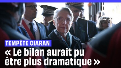 Tempête Ciaran : Elisabeth Borne salue la « mobilisation exceptionnelle » des secours #Shorts