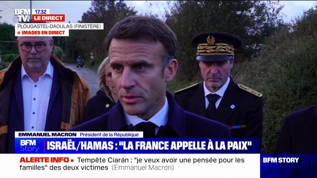 Guerre Israël-Hamas: Emmanuel Macron annonce l'organisation d'une conférence humanitaire à Paris le 9 novembre