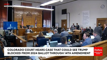 Colorado Trial That Could See Trump Blocked From 2024 Ballot Continues