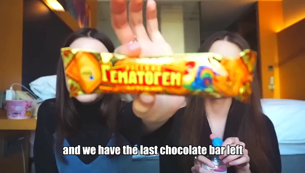 ELINA  DASHA TASTING WEIRD RUSSIAN SNACKS