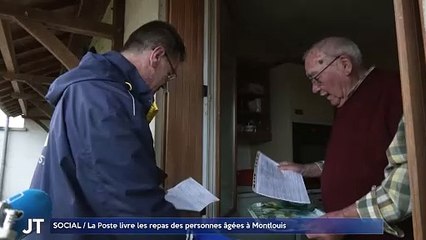 SOCIAL / La Poste livre les repas des personnes âgées à Montlouis