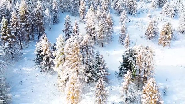 Les premières neiges au domaine skiable de Vars