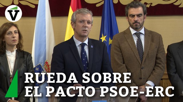 Rueda censura el agravio que supone el acuerdo PSOE y ERC para Galicia