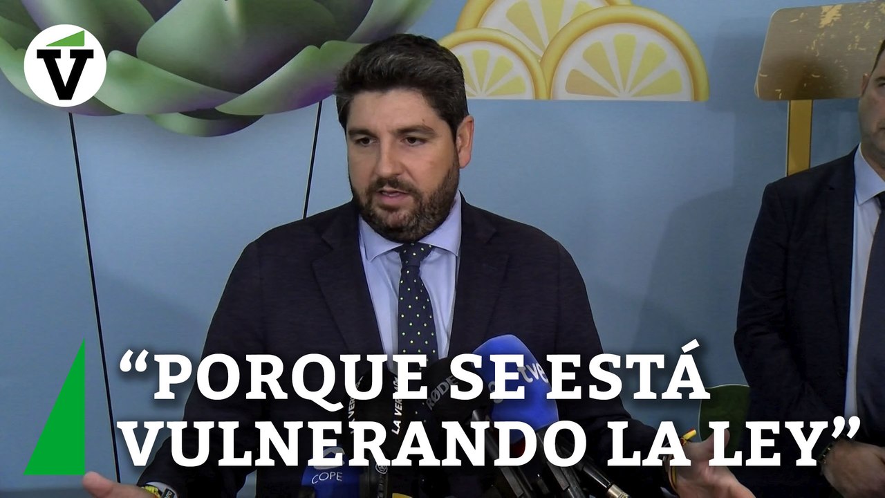 López Miras sobre el pacto PSOE-ERC: "Basta ya de humillaciones y de despreciar al resto de CCAA"