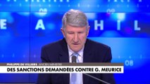 Philippe de Villiers : «Ce n'est pas de l'humour, c'est du militantisme. Cela mérite une sanction»