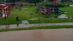 Chuva forte causa terceira enchente em uma semana no Rio Barigui; acumulado foi de 49,6 mm nesta sexta (3)