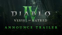 Tráiler de anuncio de Diablo 4 - Vessel of Hatred. BlizzCon 2023