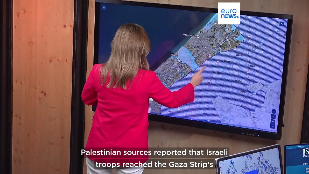 Israel-Hamas War maps: One week of Israeli ground offensive