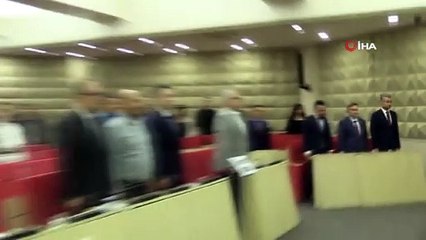 Meclis toplantısında şehit olan Filistinliler dua edildi